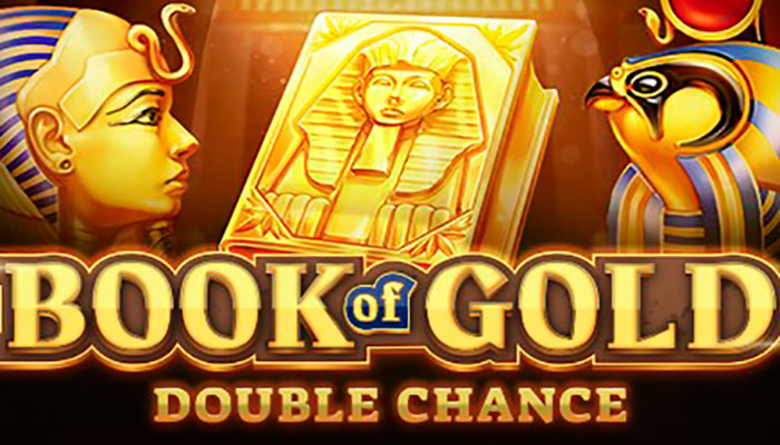 play for double chances at the book of gold at WILD 24 Casino