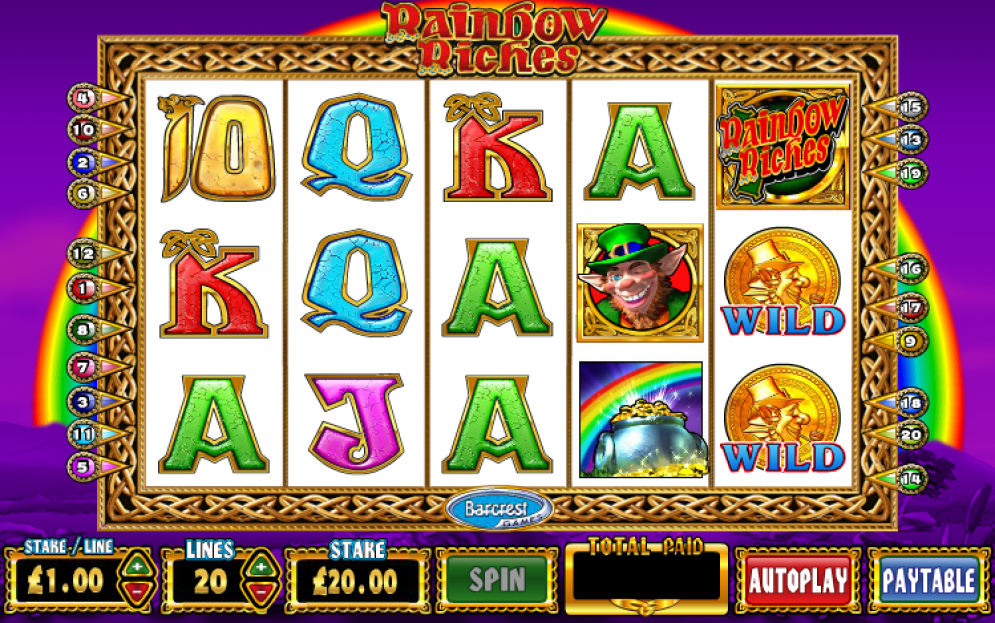 Rainbow Riches is a true classic of a slot