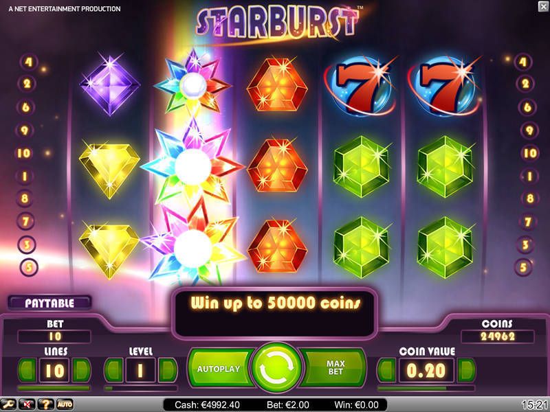 Enjoy Respin Wilds and other features when you play Starburst and many other great UK slots from NetEnt at www.wild24.co.uk  Come enjoy the wild side.
